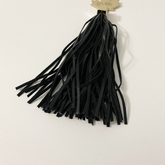 2015 Victorias Secret Keychain Purse Tag Tassel Canada Flag 8 Inch - Picture 9 of 13